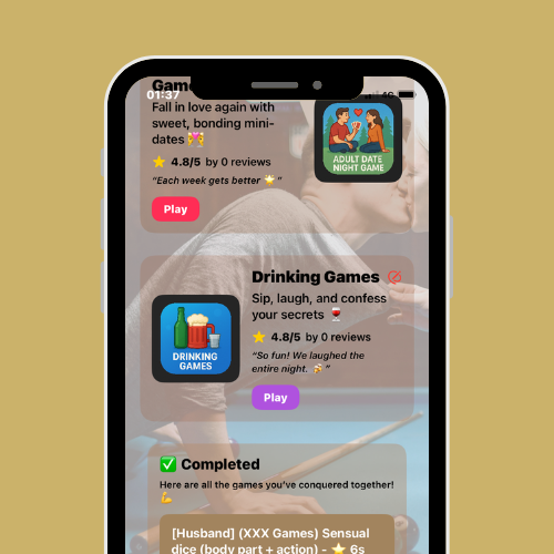 WifeyApp Game Idea Cards