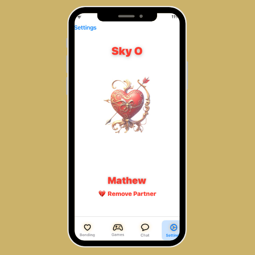 Partner added in WifeyApp